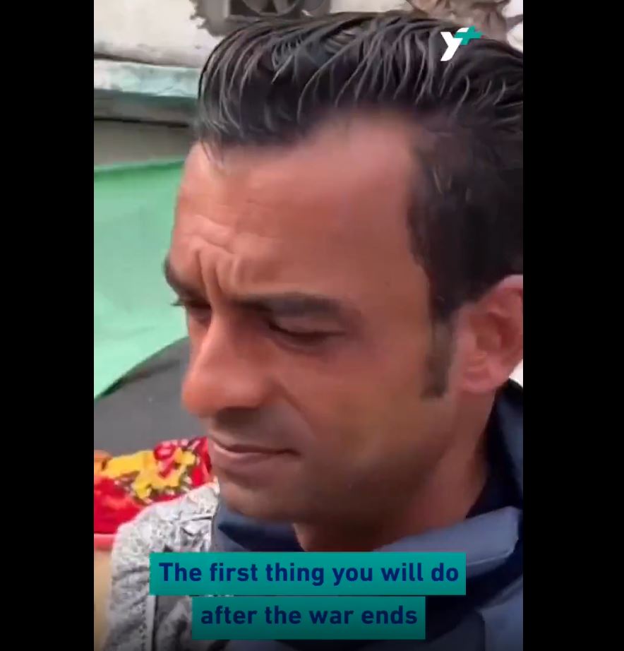 Video: Men of Gaza asked about their plans once Israeli airstrikes came to an end