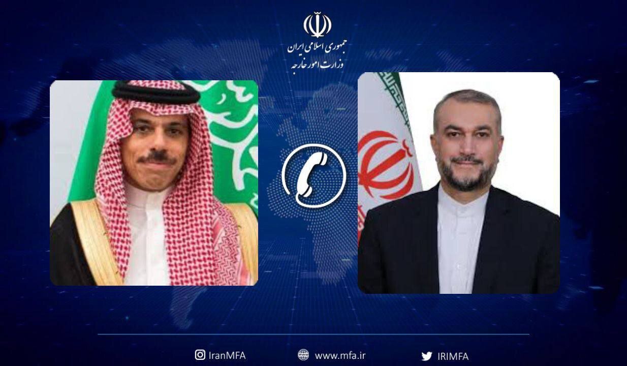 Iran, Saudi FMs review latest development in Gaza