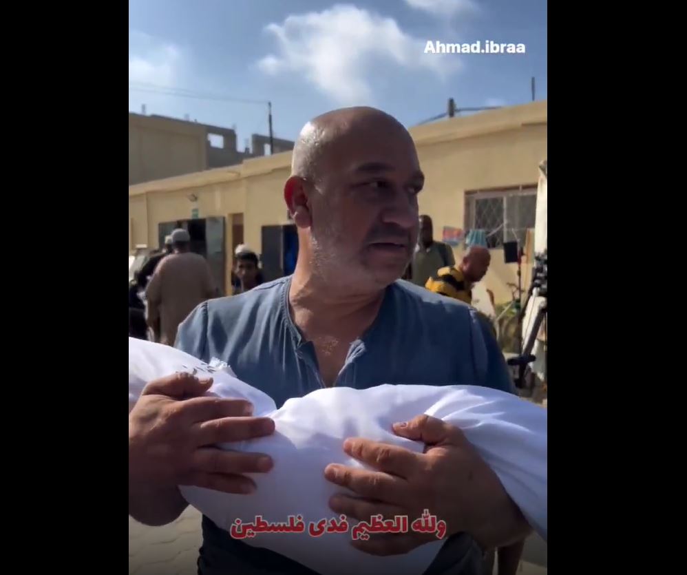 Palestinian father: "Praise be to Allah, this is a sacrifice for Palestine" 