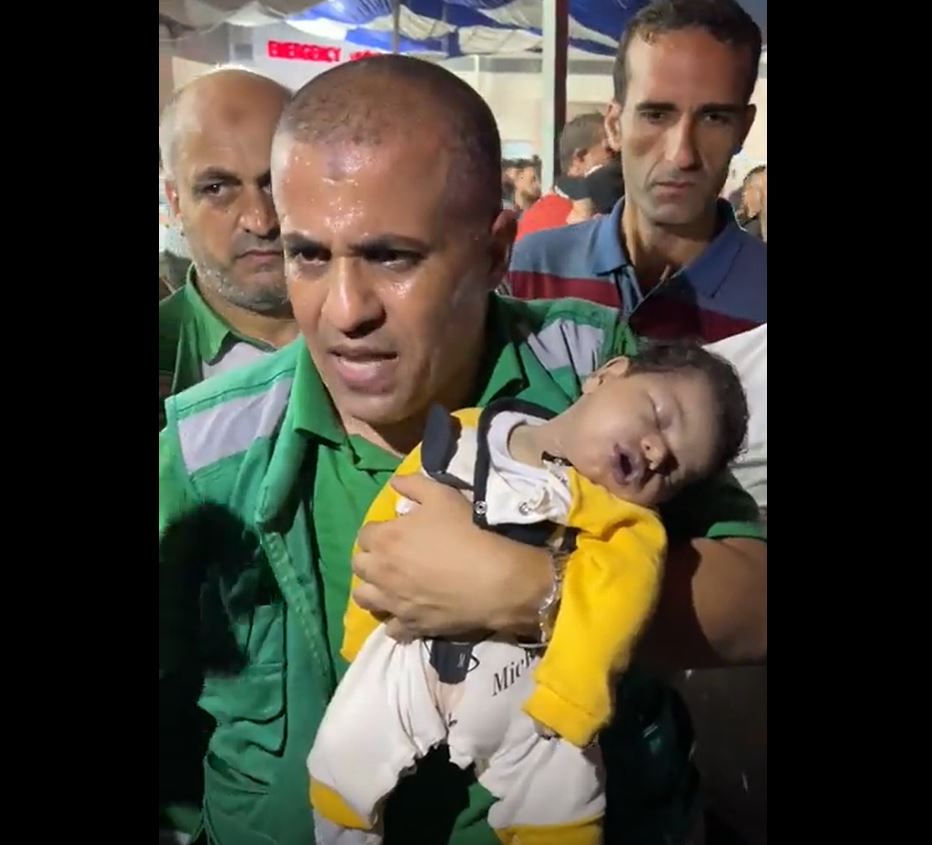 Video: This innocent baby successfully eliminated by Israel last night in Gaza