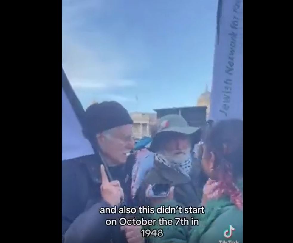 Video: Elderly British man says ongoing war in Palestine not started Oct 7, but in 1948 
