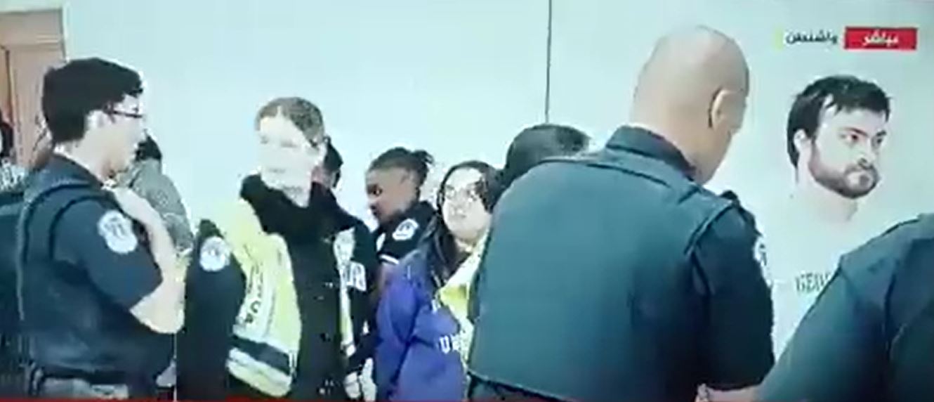Video: Police arrest students protesting in US Congress against American support for Israel