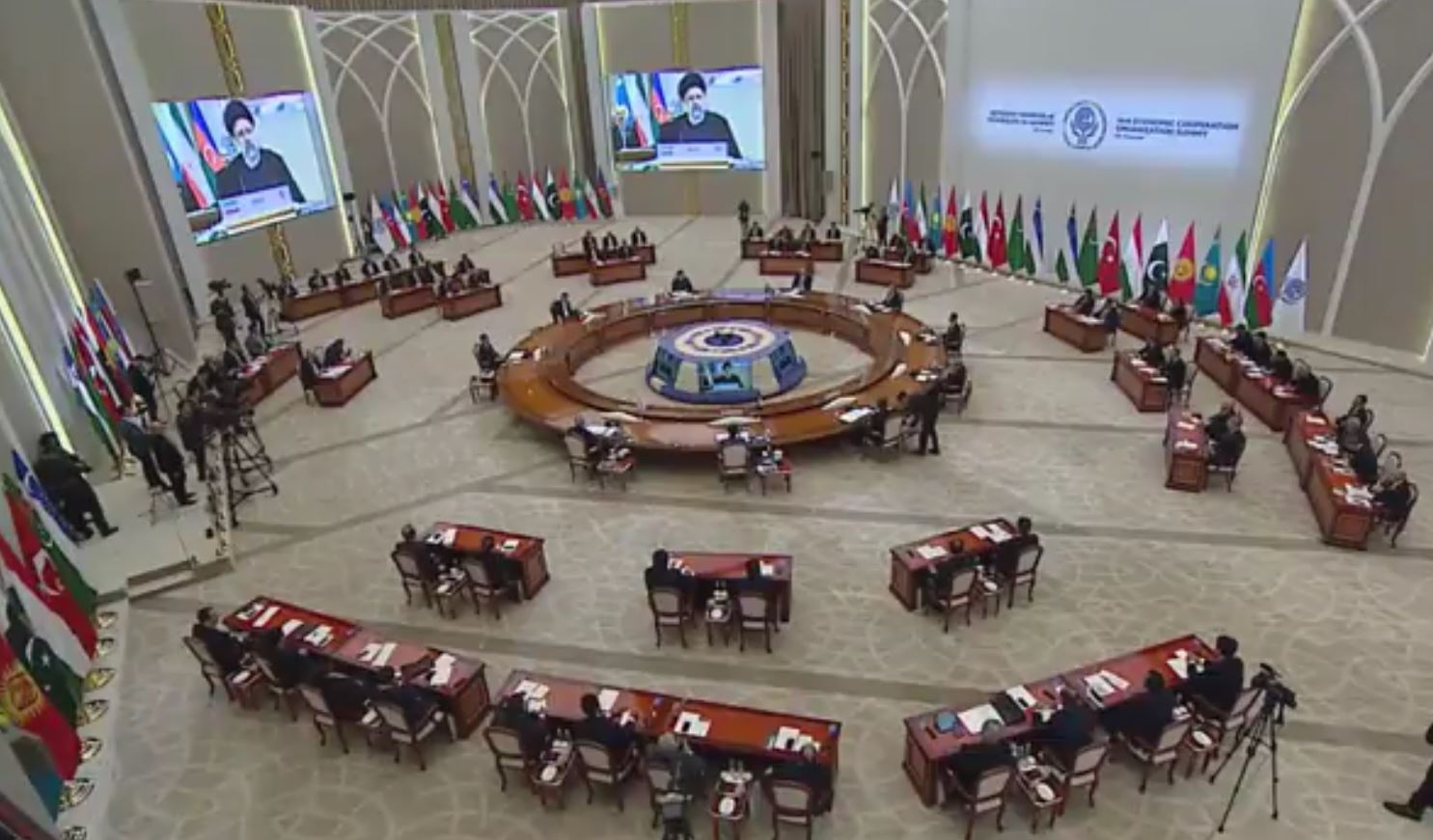 Video: Iran President in ECO Summit suggest recitation Fatiha and a minute silence for Gaza martyrs 