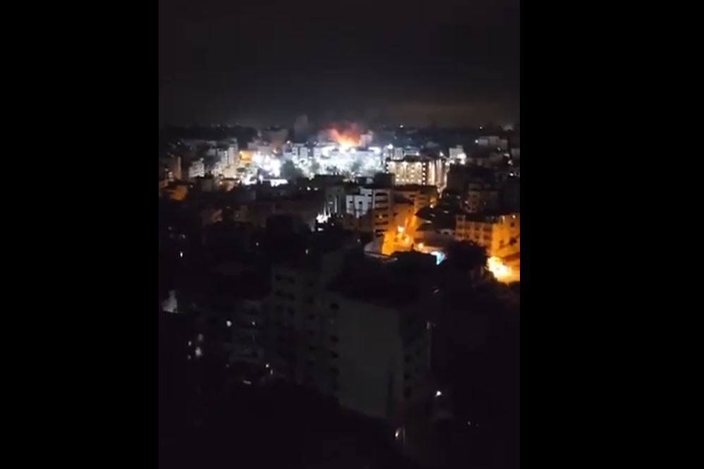 Video: Israeli jets bombed a building near Al-Shifa hospital in Gaza 