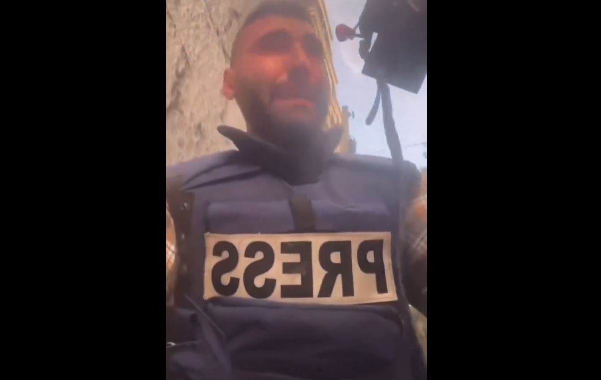 Video: Palestinian journalist breaking down while covering Israel’s ongoing aggression on Gaza