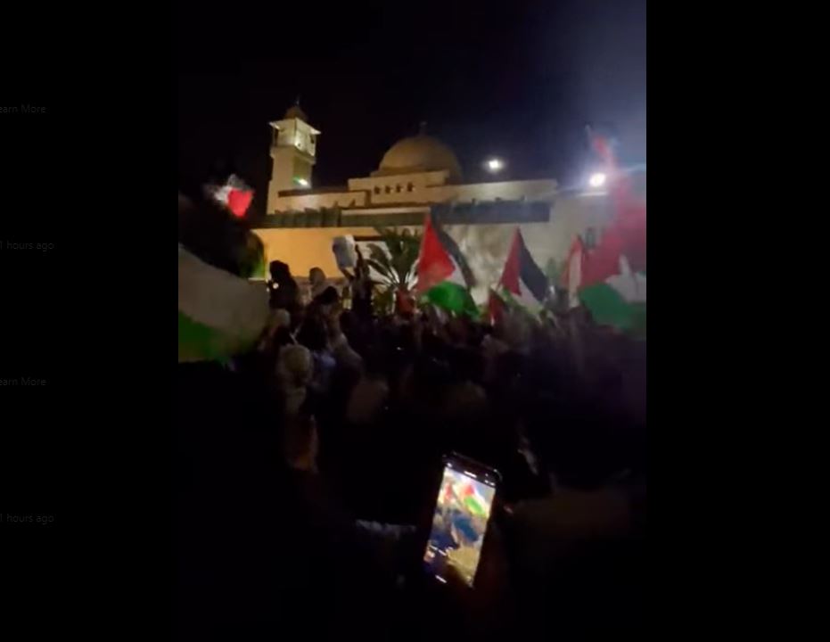 Video: Dozens of Jordanians chant for resistance in support for Hamas' recent statement