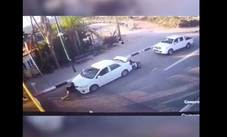 New video footage shows Palestinian resistance fighters protect female settlers from bullets of Israeli army 