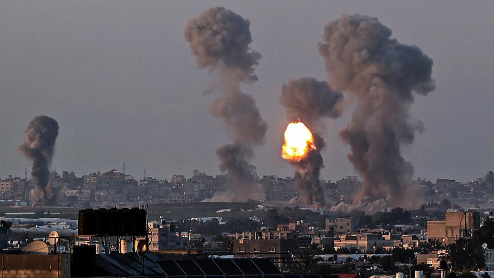 Israeli army attacks Rafah, West of Khan Younis in Gaza