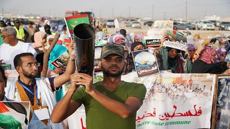 موريتانيا: احتشاد جماهيري واسع دعما للقضية الفلسطينية