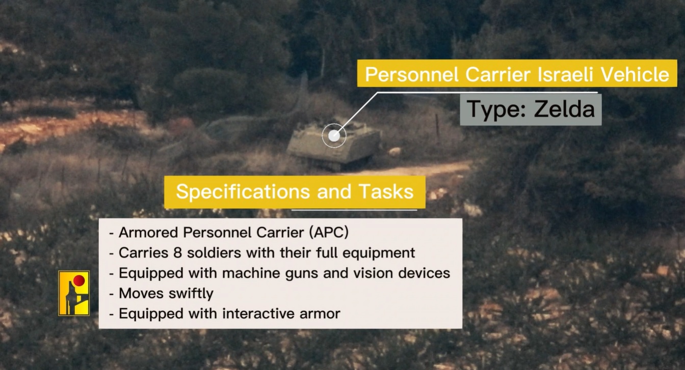 Hezbollah precise strike on Israeli military vehicle in Avivim (+Video)