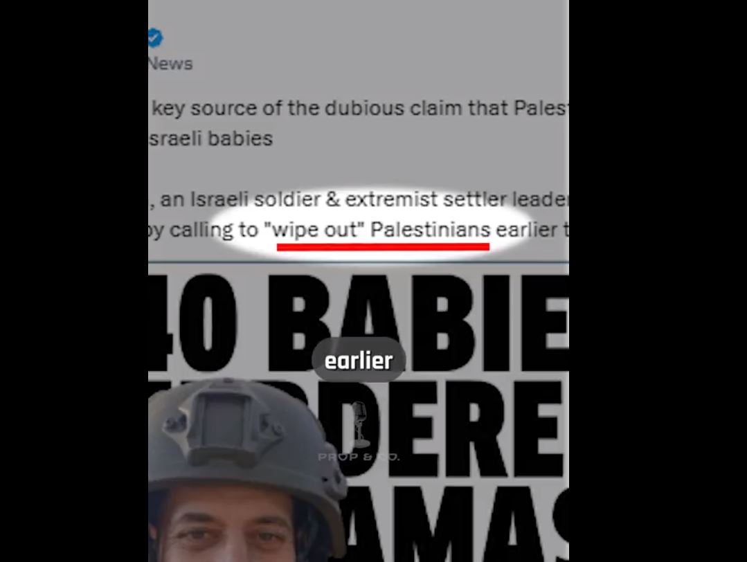 Video: Is accurate that Hamas slaughtered 40 babies and young children? 
