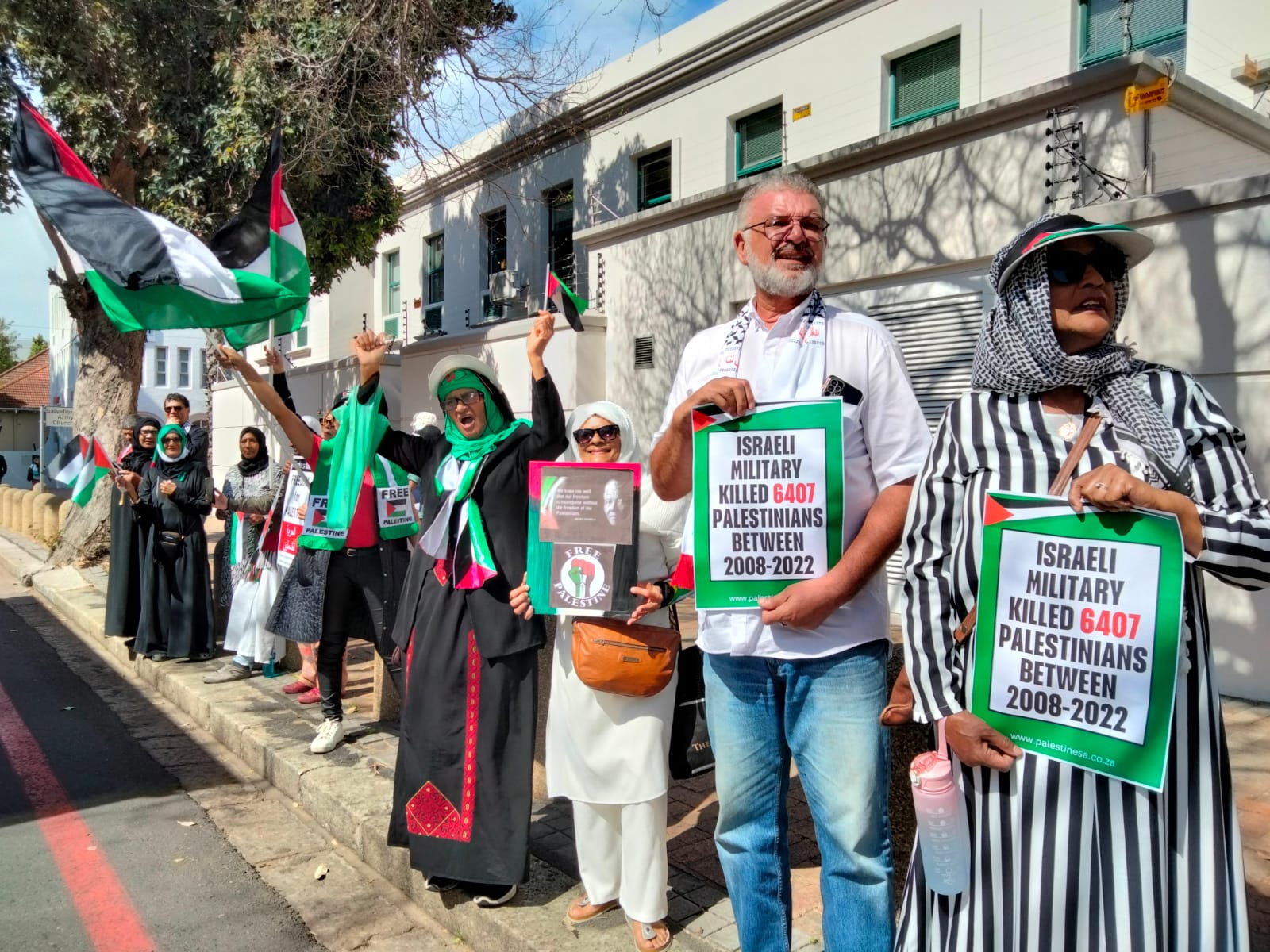 Video: Rally of solidarity with Palestinians and condemnation of Israel in Cape Town, S. Africa
