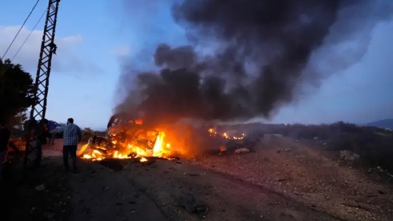 イスラエル軍がレバノン南部でジャーナリストを空爆、6人死傷
