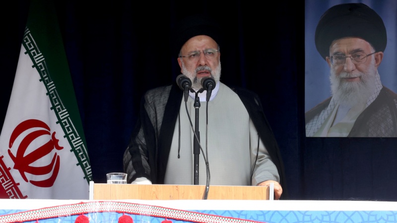 Präsident Raisi: Israelische Unterstützer sind an Verbrechen gegen Palästinenser beteiligt