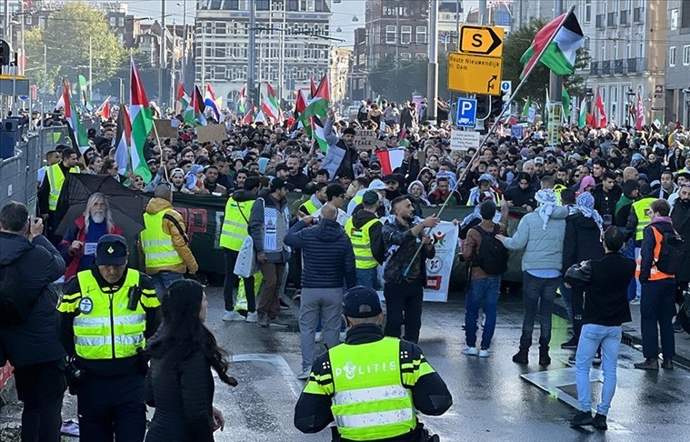 هولندا.. توقيف 3 متظاهرين داعمين لفلسطين