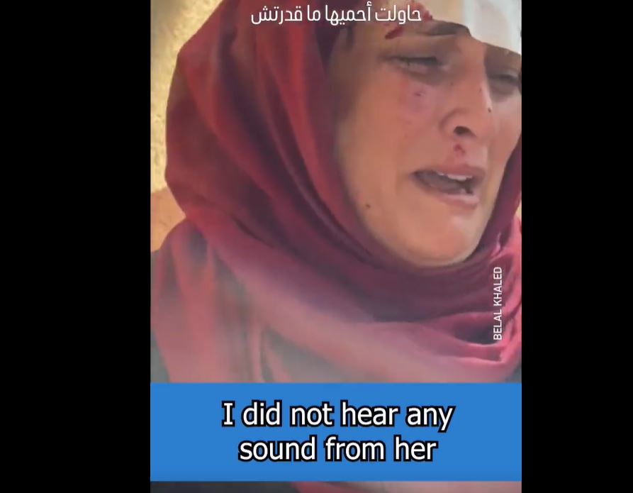 Video: When a mother unable to protect her daughters from Israeli bombardment of Gaza