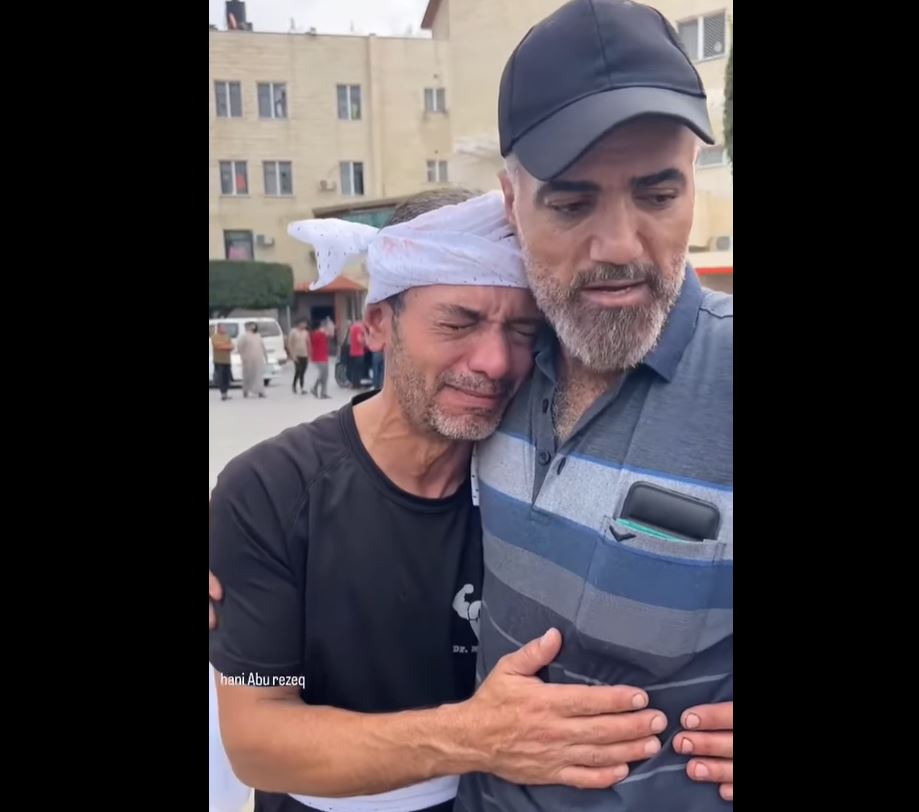 Video: Palestinian father cries in pain over his children killed while carrying water in Gaza