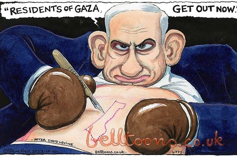 Karikaturista Guardiana nakon 40 godina rada dobio otkaz zbog karikature Netanyahua