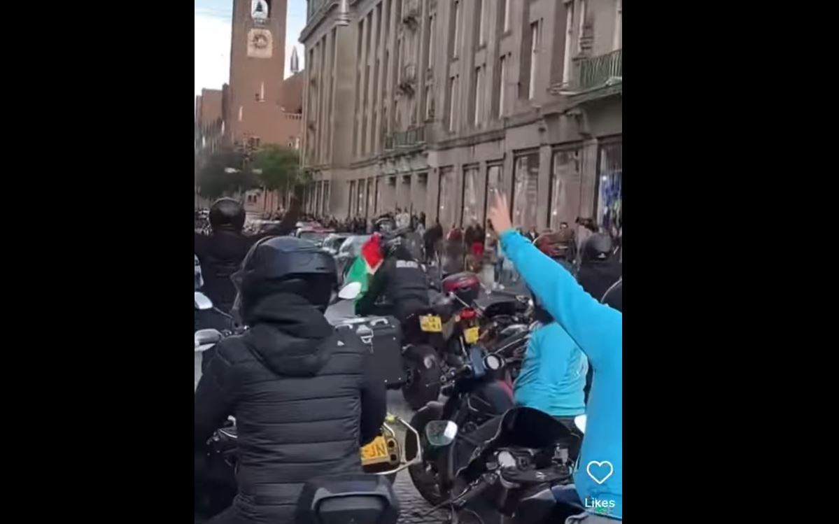 Video: Pro Palestine demonstration in Netherlands