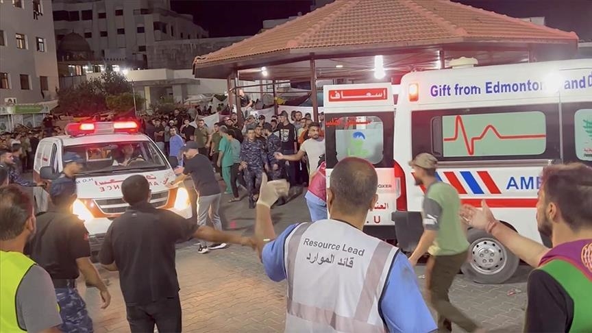 "صحة غزة": 500 شهيد إثر قصف إسرائيلي لمستشفى "المعمداني"