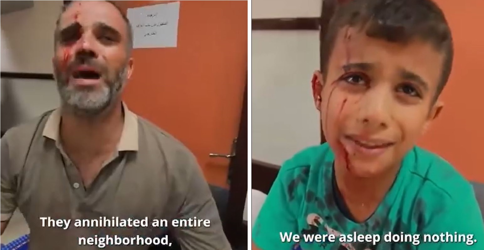 Video: A wounded Palestinian boy recounts how miraculously survived a deadly Israeli airstrike