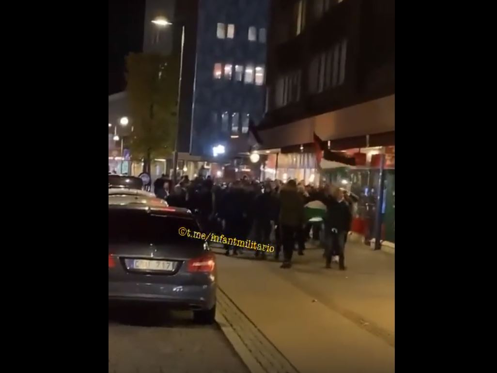 Video: Anti-Israel protest in Sweden after Gaza hospital bombardment causing over 800 martyrs