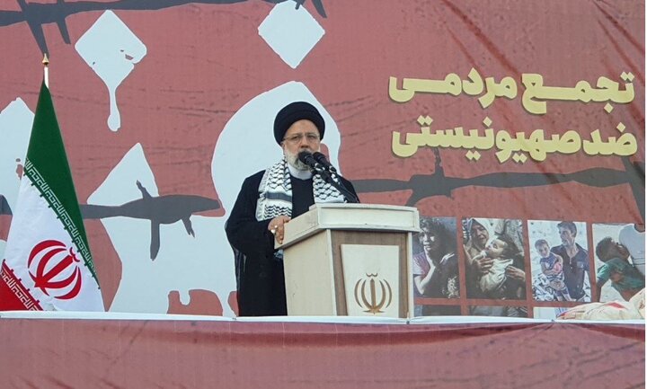 رئيسي: نهاية كيان الإحتلال بدأت بقصف المستشفي والصهاينة لايمكنهم تعويض الهزيمة بالجريمة