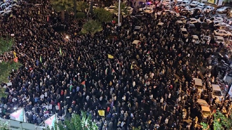Антисионистский митинг тегеранцев на площади «Палестина»