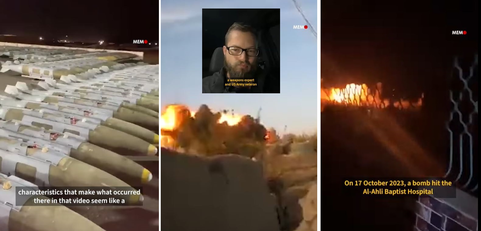 Video: Weapons expert and US Army veteran debunks Israel’s denial of Gaza hospital strike
