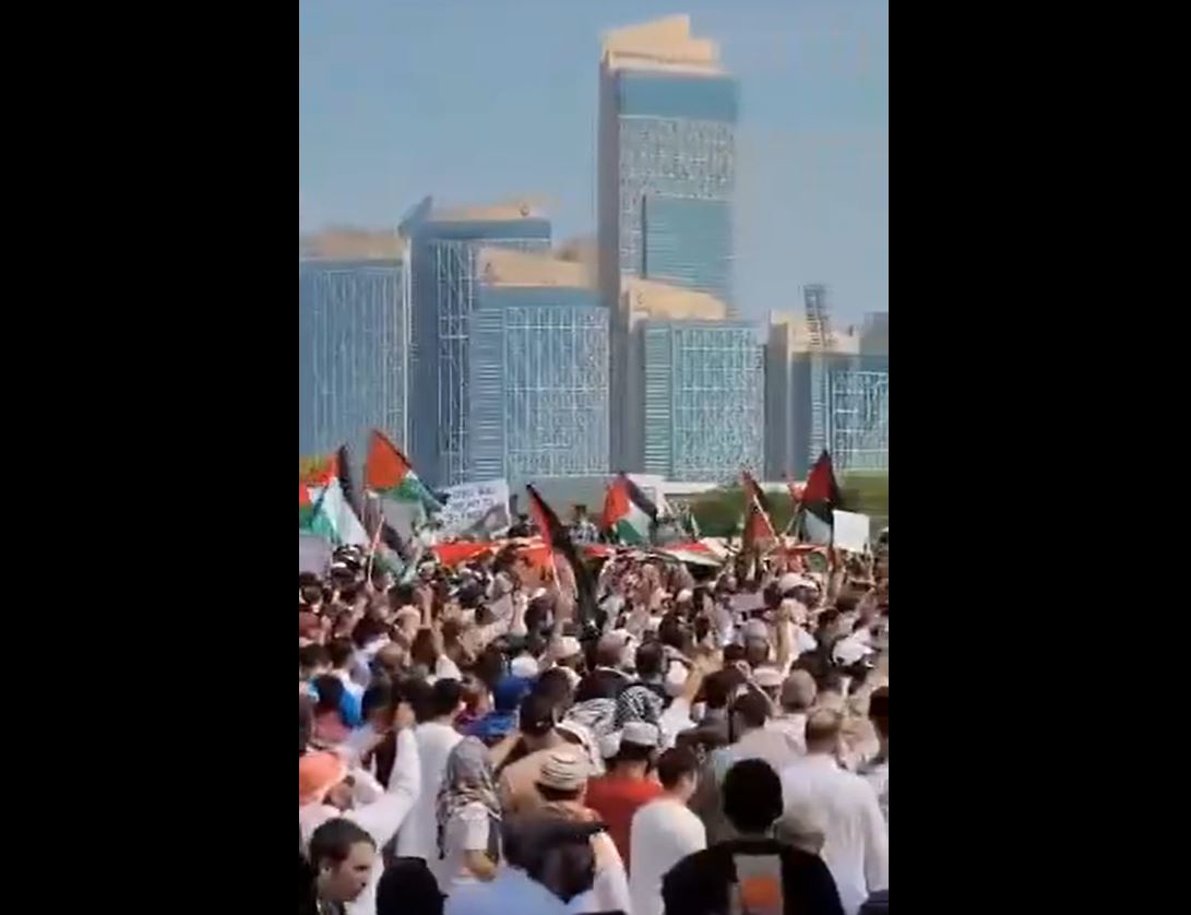 Video: Solidarity with Palestine in Doha, Qatar