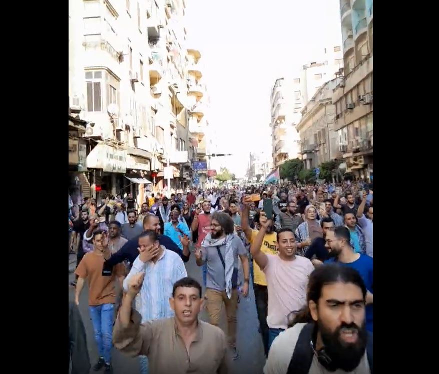 Video: Tens of thousands protesters in Cairo, Egypt protest against Israeli genocide in Gaza