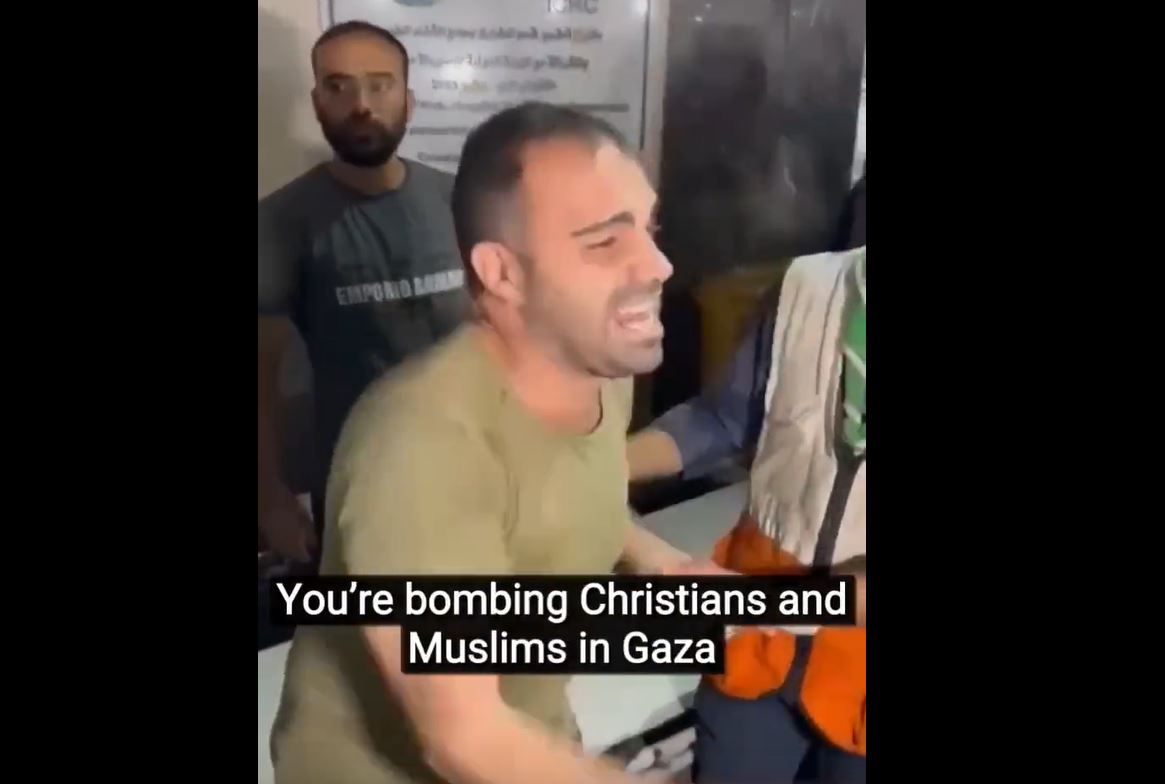 Video: Video: There is no difference between Christian or Muslims for Israeli army, they kill all