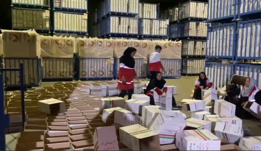  إيران ترسل أول شحنة من المساعدات إلى غزة