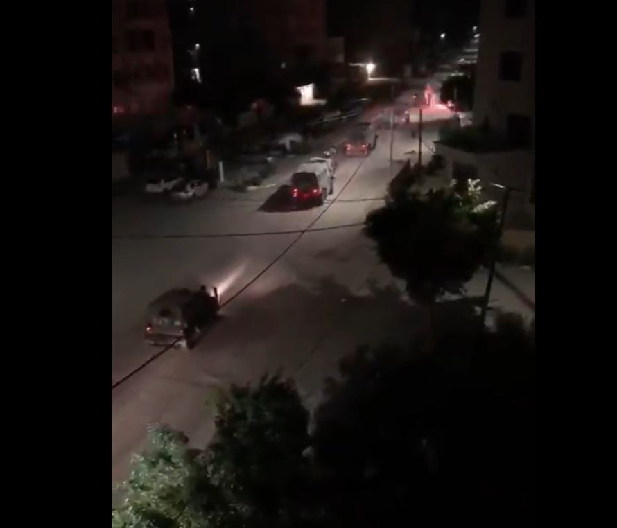 Video urgent: An explosive device targeted a convoy of Israeli vehicles in Tulkarm a short while ago