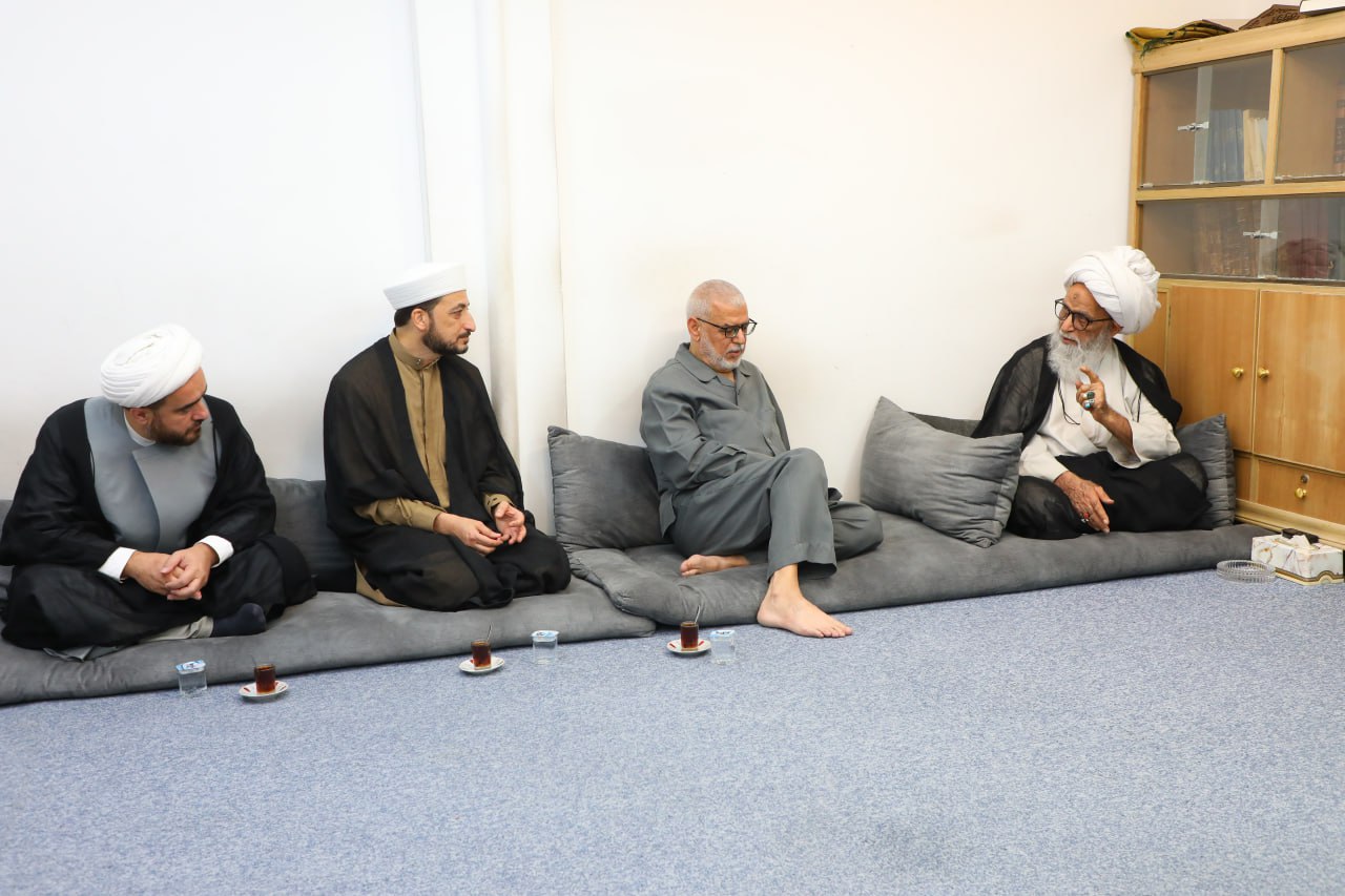 آية الله النجفي: أنا معجب بشجاعة أبناء غزة وصمودهم بوجه الكيان الصهيوني