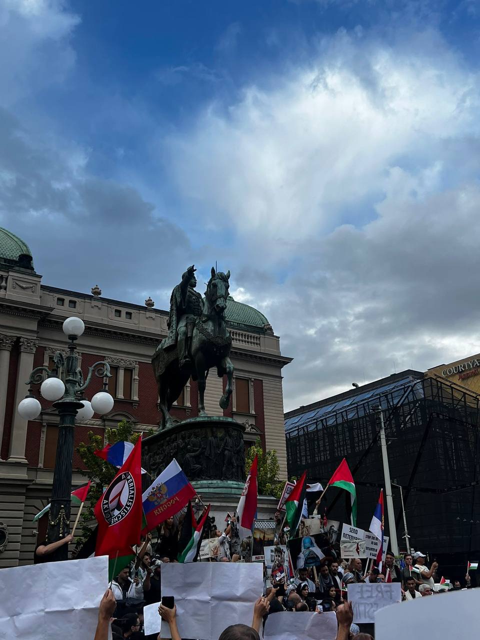 Video: Solidarity with Palestine in Serbia