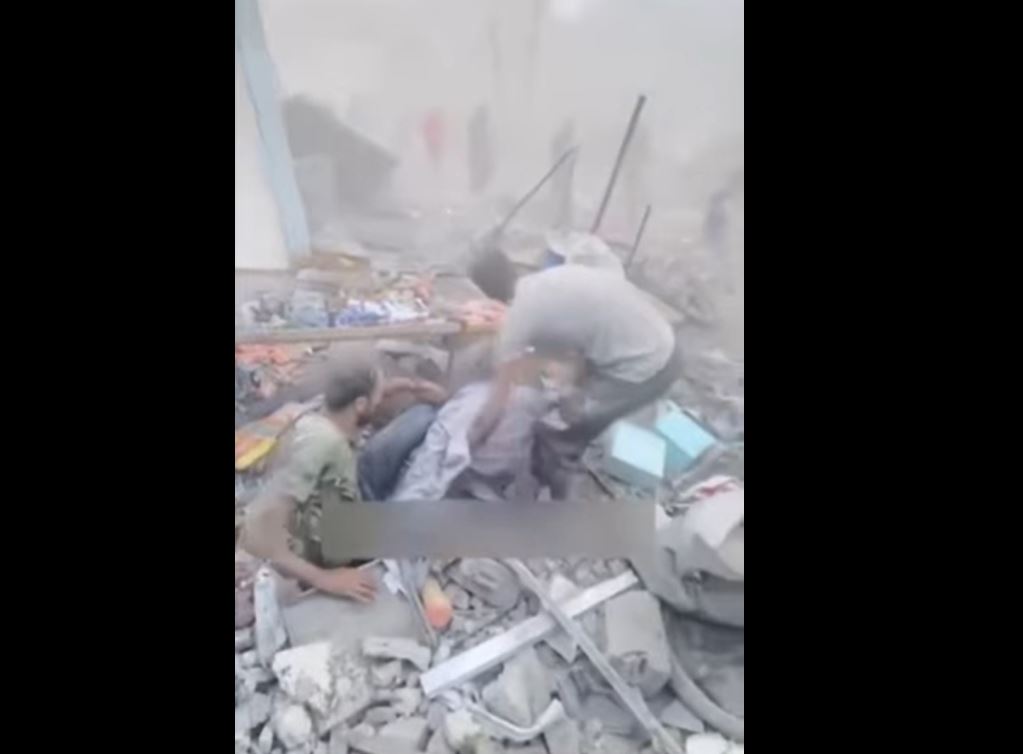 Video: A UN school in Khan Younis, S Gaza targeted by Israeli warplanes, killing more civilians 