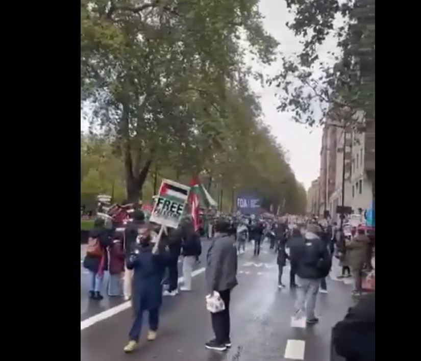 Video: A demonstration in Berlin, Germany in solidarity with Palestine 