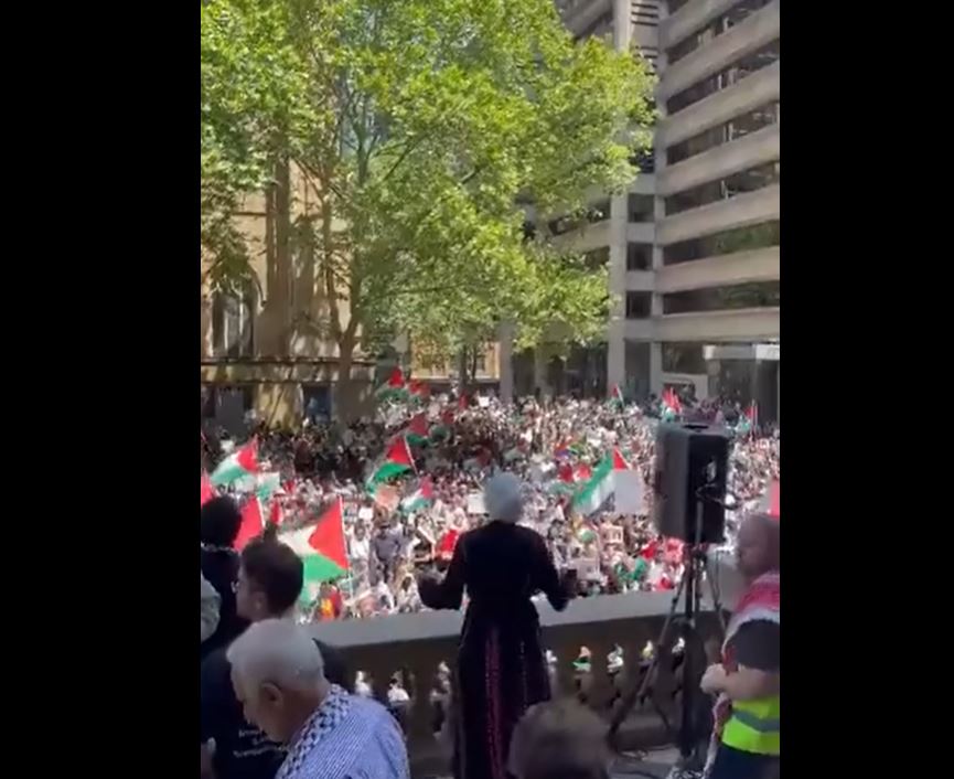 Video: Massive demonstration in Sydney, Australia in solidarity with Palestine