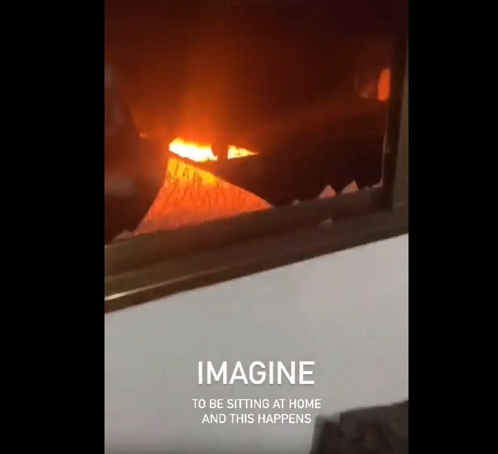 Watch moment Israeli warplanes attack a nearby house causing casualties in Palestinian family in Gaza