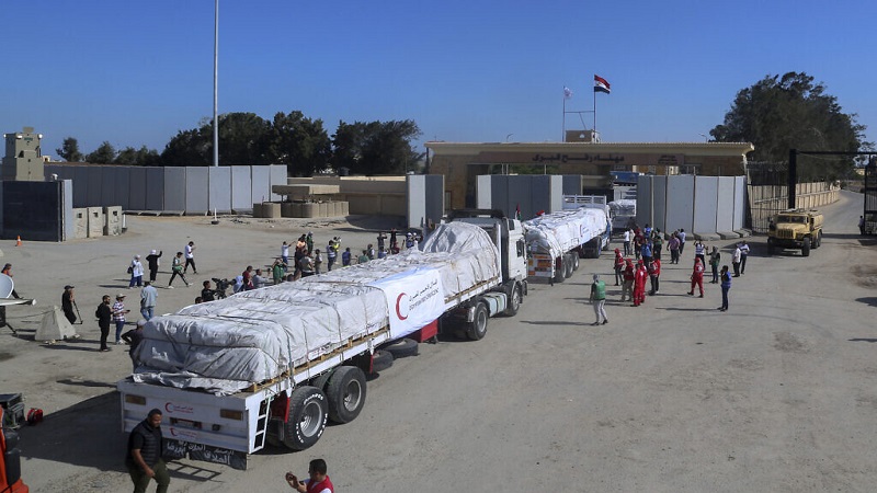 Second shipment of humanitarian aid arrives in Gaza