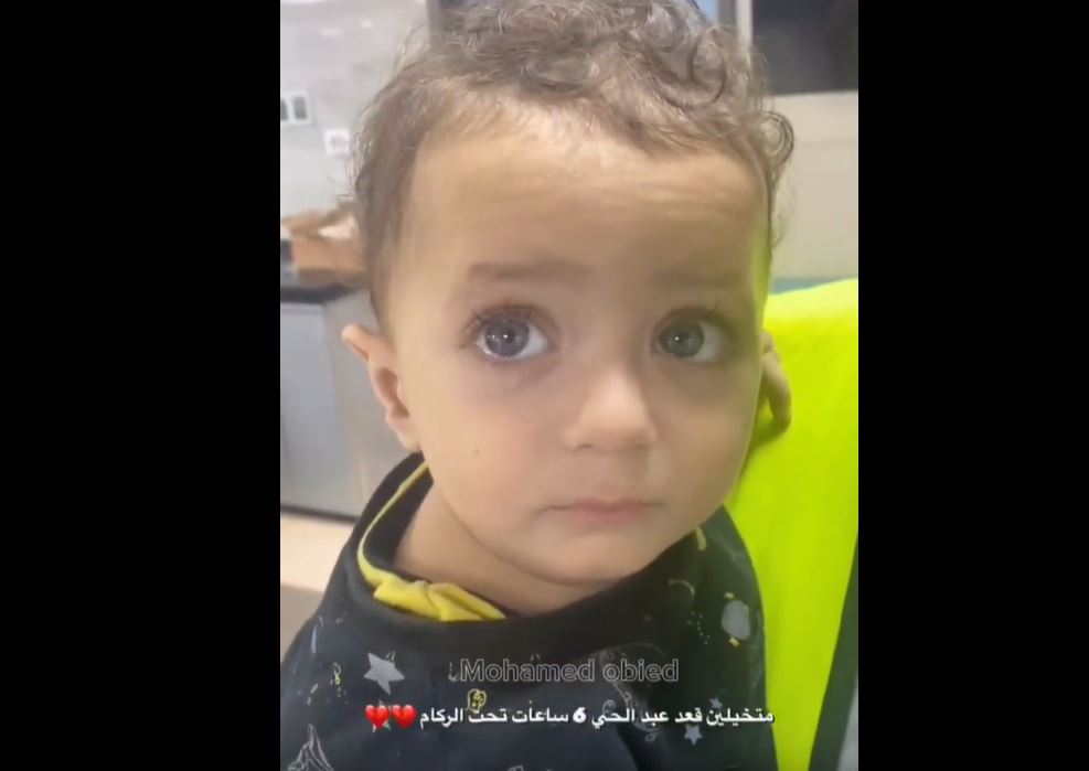Video: This Palestinian child pulled out after 6 hours under rubble of home bombed by Israel