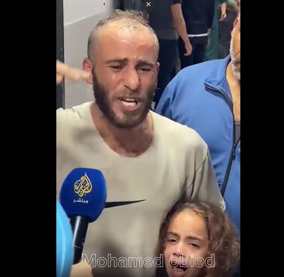 Video: "Israeli jets threw tons of bombs on a small residential block with civilians and children... "
