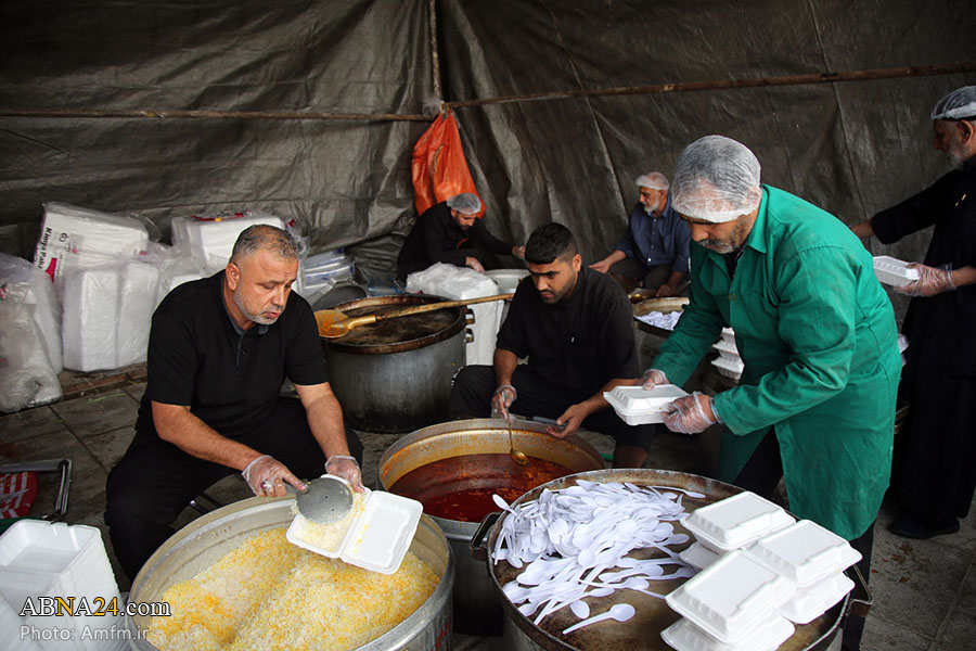 Reportage photo / réception des cortèges irakiens et iraniens des pèlerins du sanctuaire de Hazrat Masoumeh (SA)