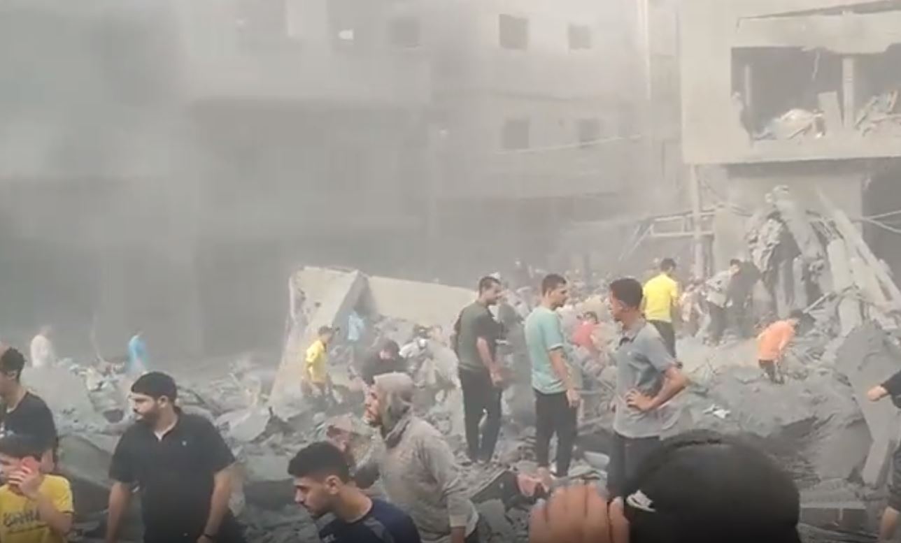 Video: Vast devastation after Israeli warplanes hit Beach camp, Gaza