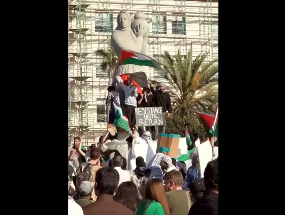 Video: Solidarity with Palestine and Gaza San Diego, California 