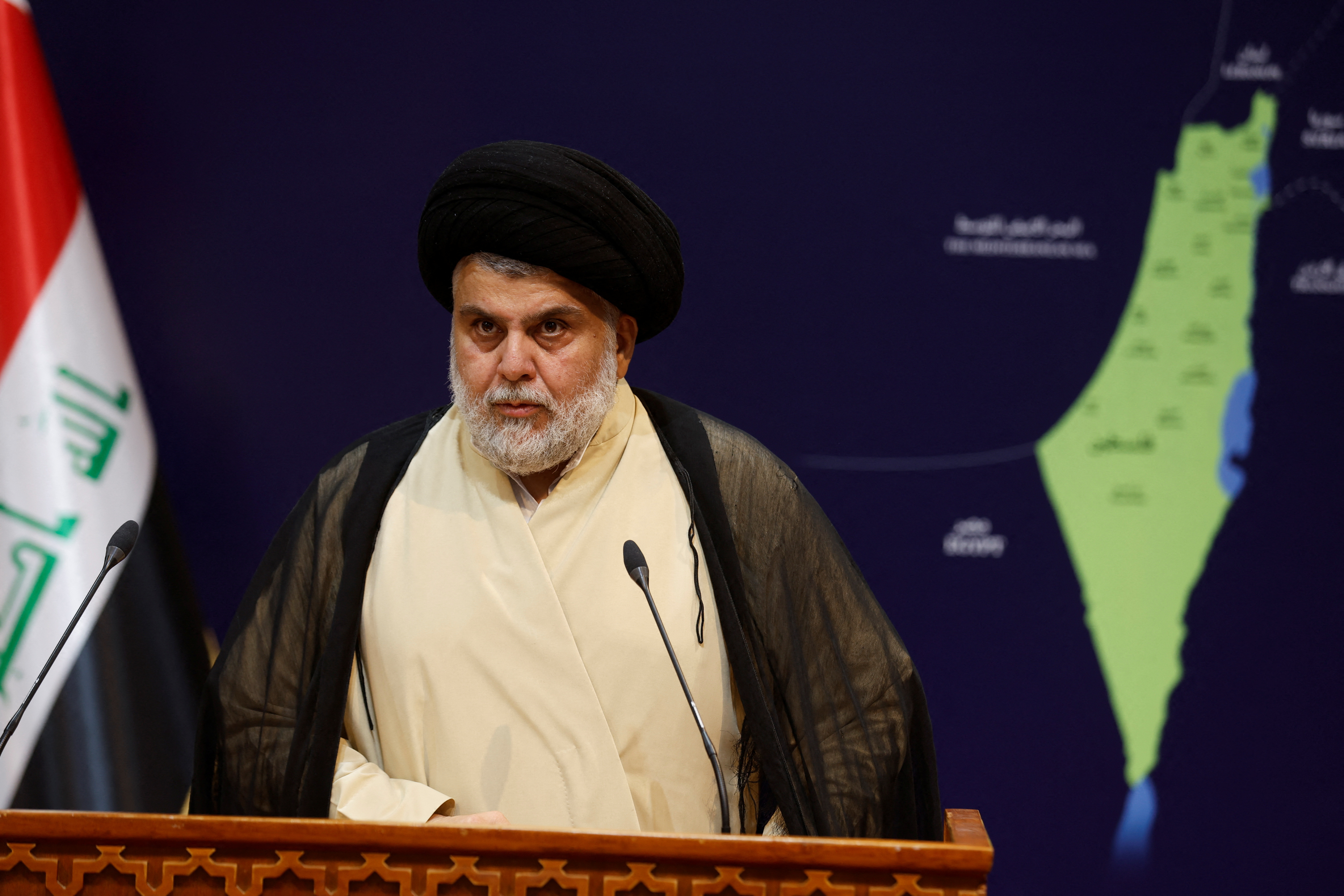 Muqtada al-Sadr calls for closing US embassy in Iraq