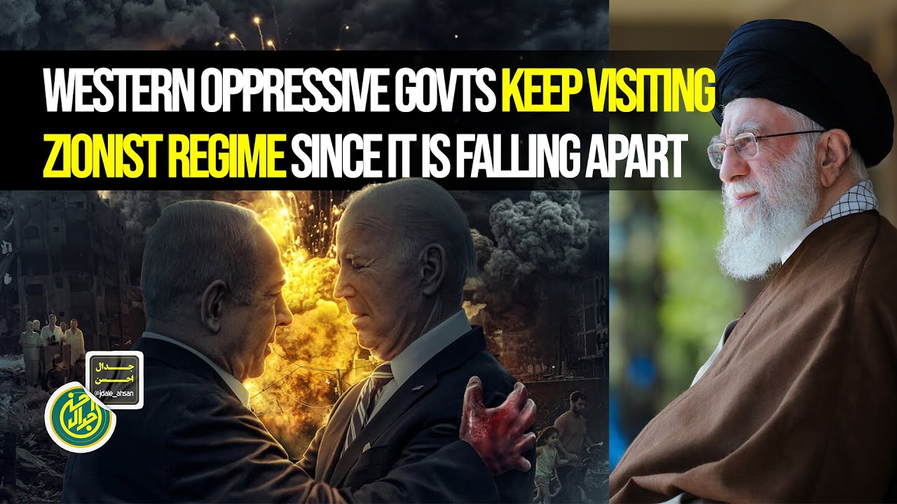 Imam Khamenei: Western oppressive govts. keep visiting Zionist regime since it is falling apart