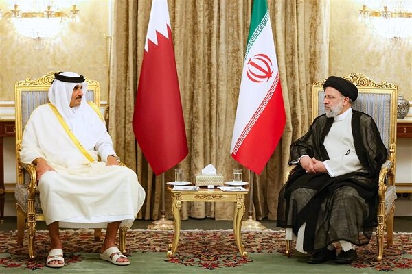 Iran President Raeisi, Qatari Emir stress stopping Israeli war machine