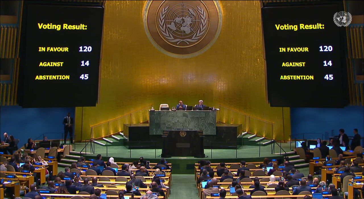 UN General Assembly approves draft resolution of Arab states on Gaza